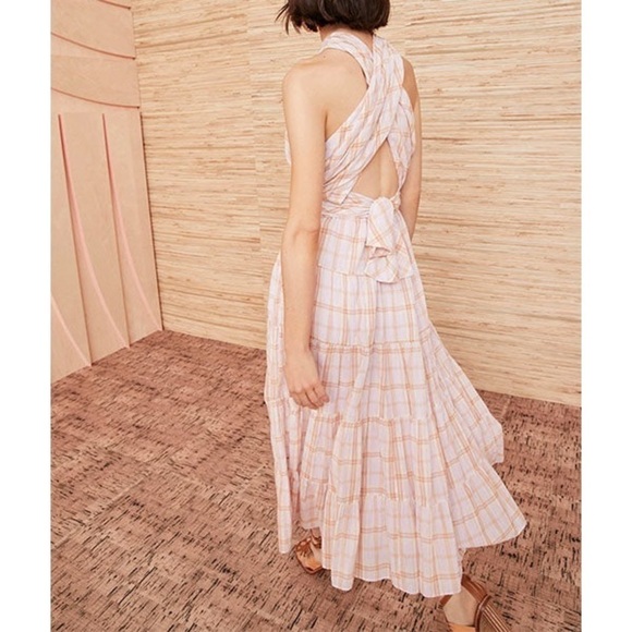 NWT ULLA JOHNSON Noelle Dress in Pale Lilac - Picture 3 of 12